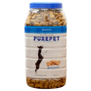 PUREPET BISCUITS REAL CHICKEN 455 GM