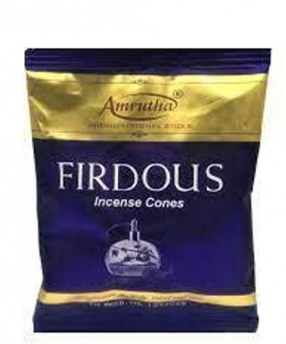 AMRUTHA FIRDOUS INCENSE CONES 35 GM