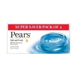 PEARS SOAP SOFT AND FRESH 125 GM X 4