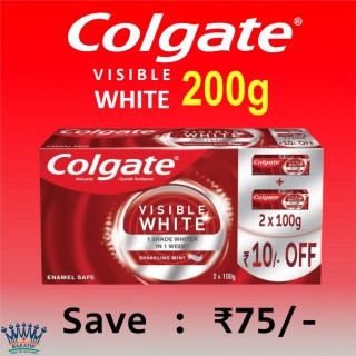 COLGATE VISIBLE WHITE PASTE 200 GM 