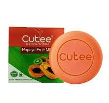CUTEE PAPAYA FRUIT MIX SOAP 75 GM