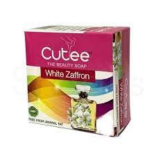 CUTEE WHITE ZAFFRON BEAUTY SOAP 100 GM