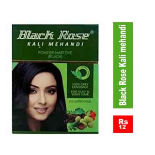 BLACK ROSE HAIR DYE BLACK-PDR 10 GM