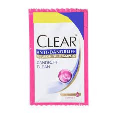 CLEAR DANDRUFF CLEAN SHAMPOO X 12 PKT