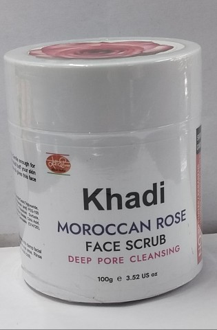 KHADI MOROCCAN ROSE FACE SCRUB 100 GM