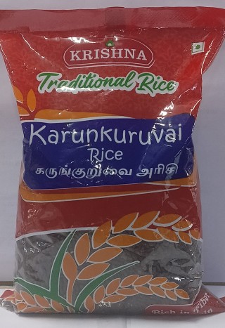 KRISHNA KARUNKURUVAI RICE 500 GM