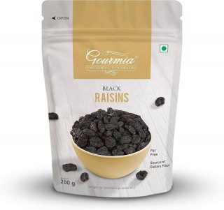GOURMIA BLACK RASINS 200 GM