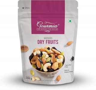 GOURMIA MIXED DRY FRUITS 200 GM