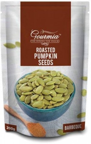 GOURMIA ROASTED PUMKIN SEEDS BARBEQUE 200 GM